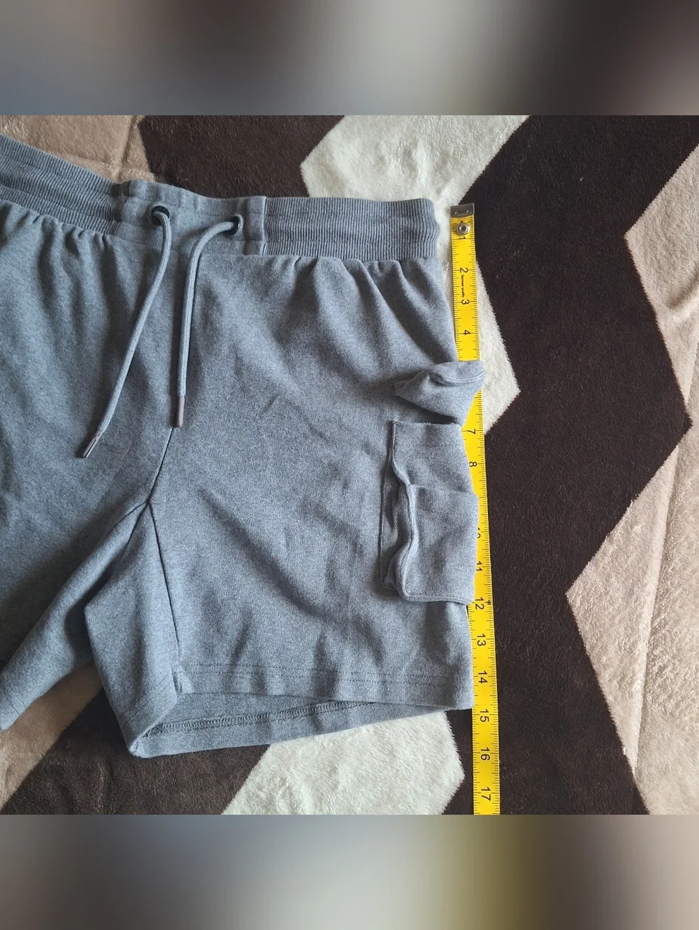 YoungLA Men's Cargo Athletic Workout Sweat Shorts